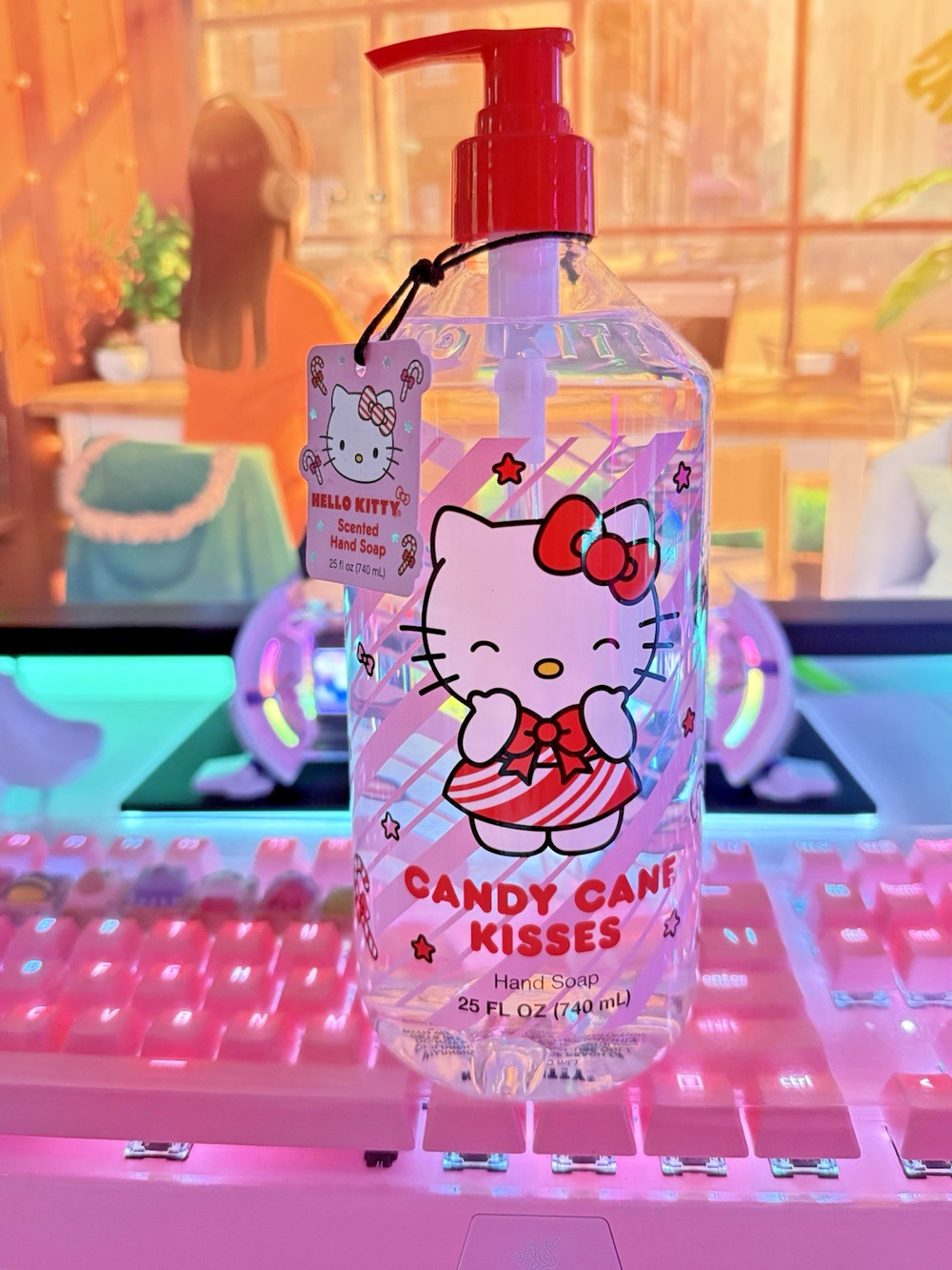 Hello Kitty Hand Soap Candy Cane Kisses Liquid Scented 25floz 2024 Sanrio